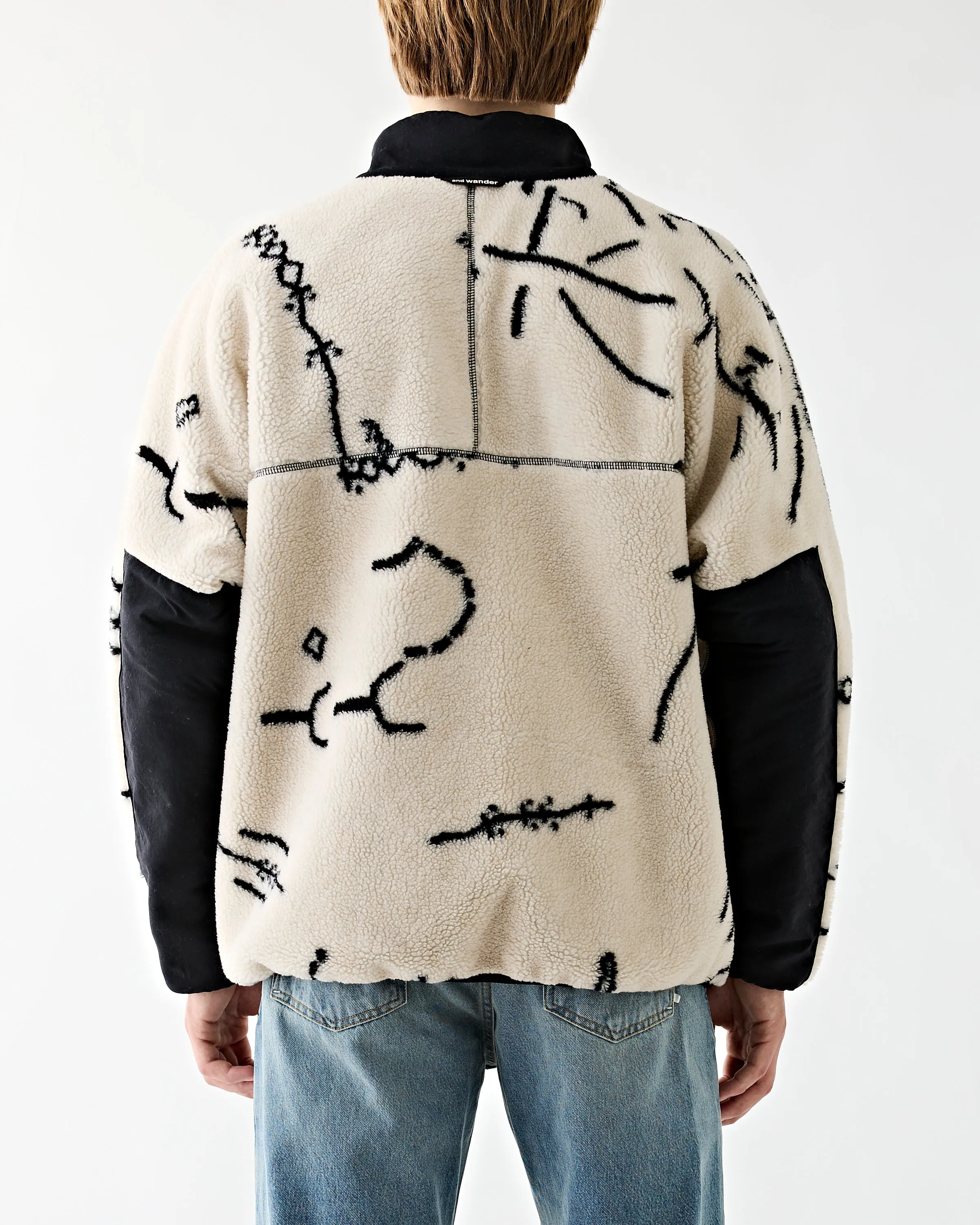 Daijiro OHARA Map Key Boa Jacket Off White