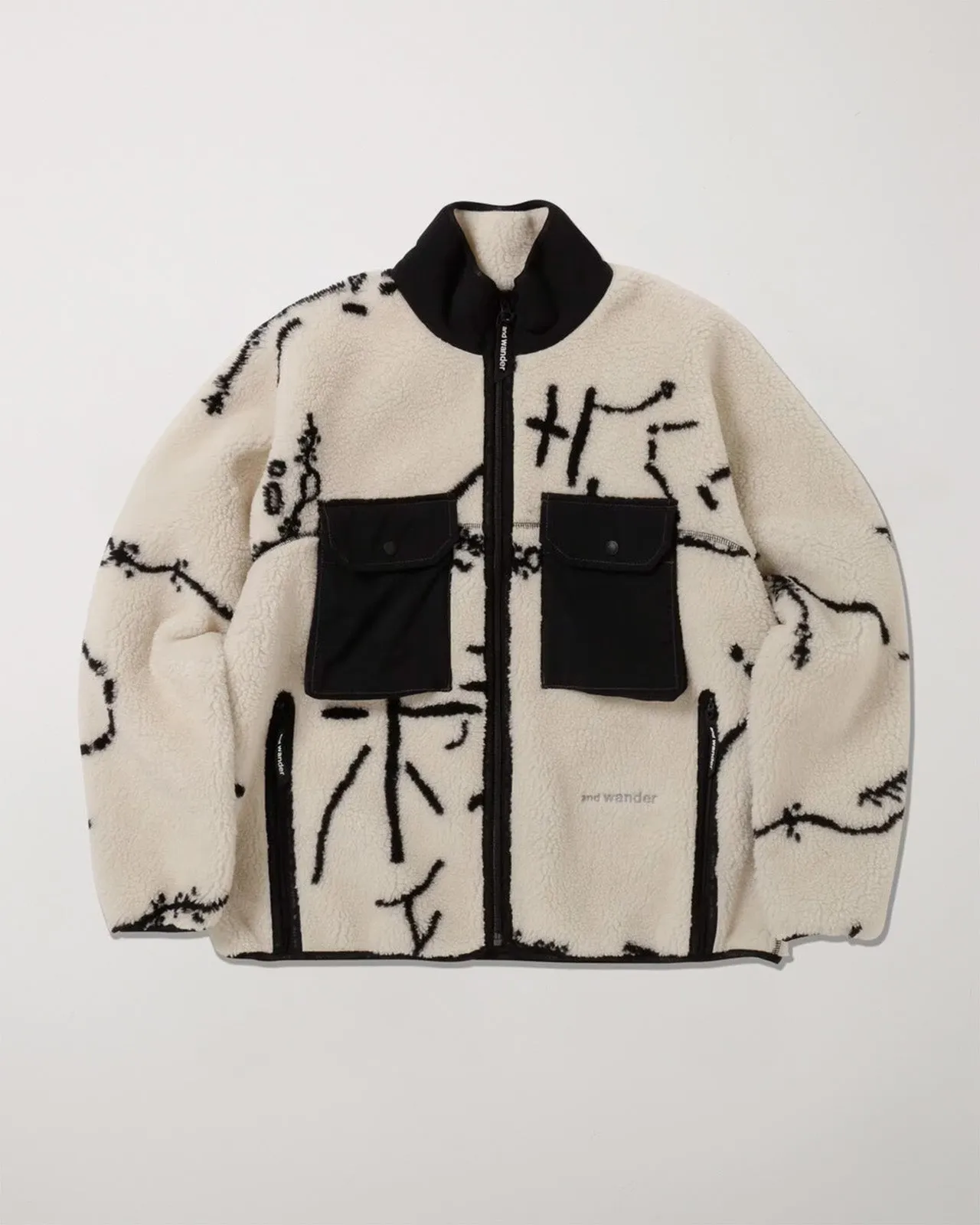 Daijiro OHARA Map Key Boa Jacket Off White