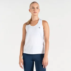 Dare2b Ladies Lightweight Wicking Modernise II Vest-WHITE