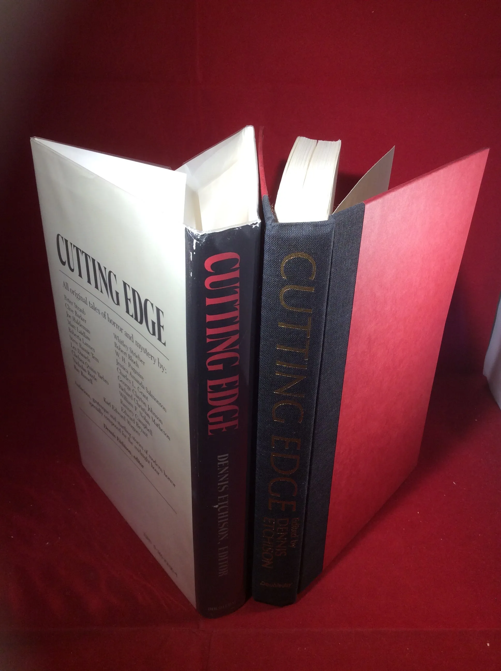 Dennis Etchison (ed), Cutting Edge, Doubleday & Co, 1986, First Edition.