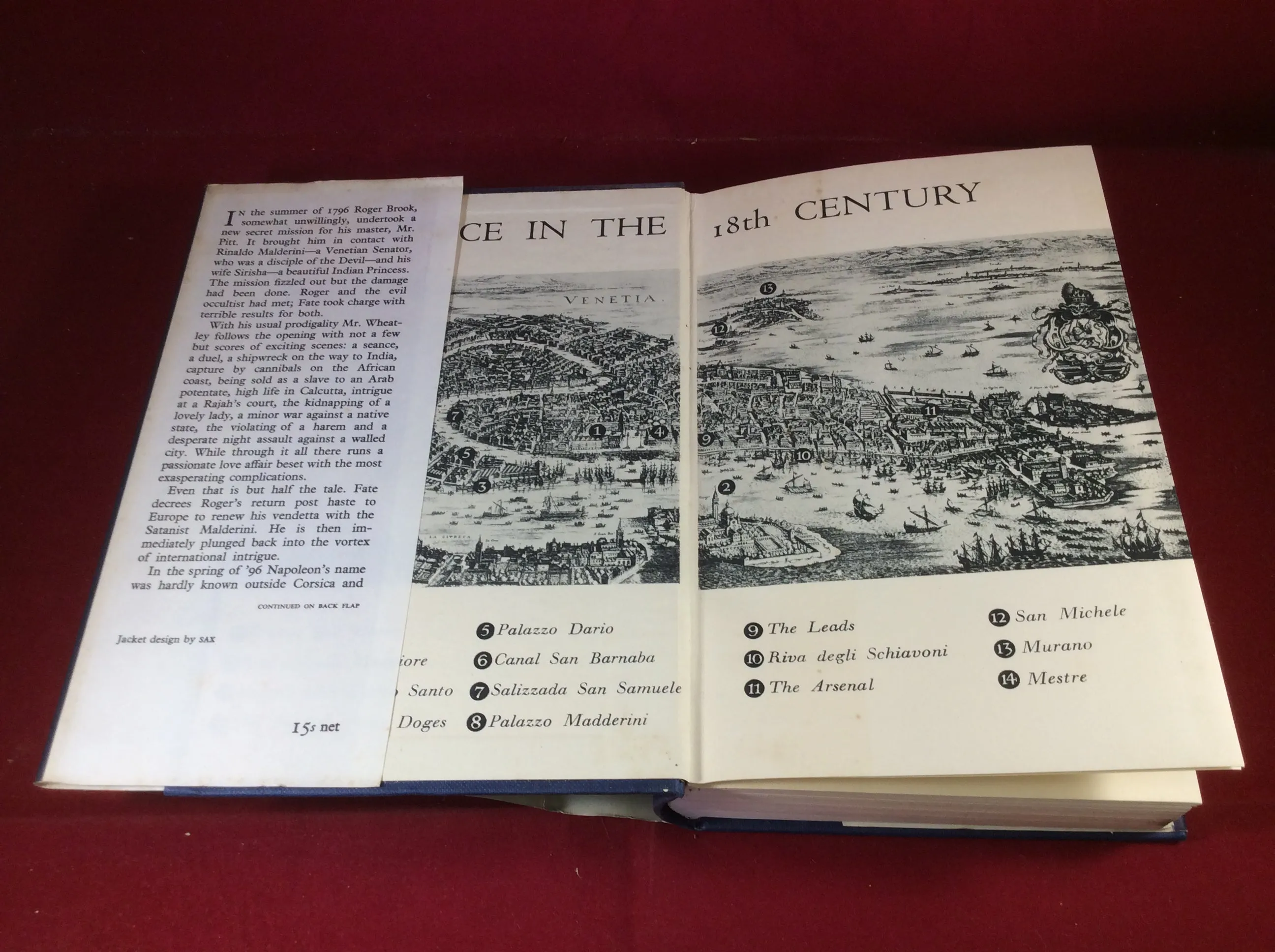 Dennis Wheatley, The Rape of Venice, Hutchinson, 1959, First Edition, Signed and Inscribed.