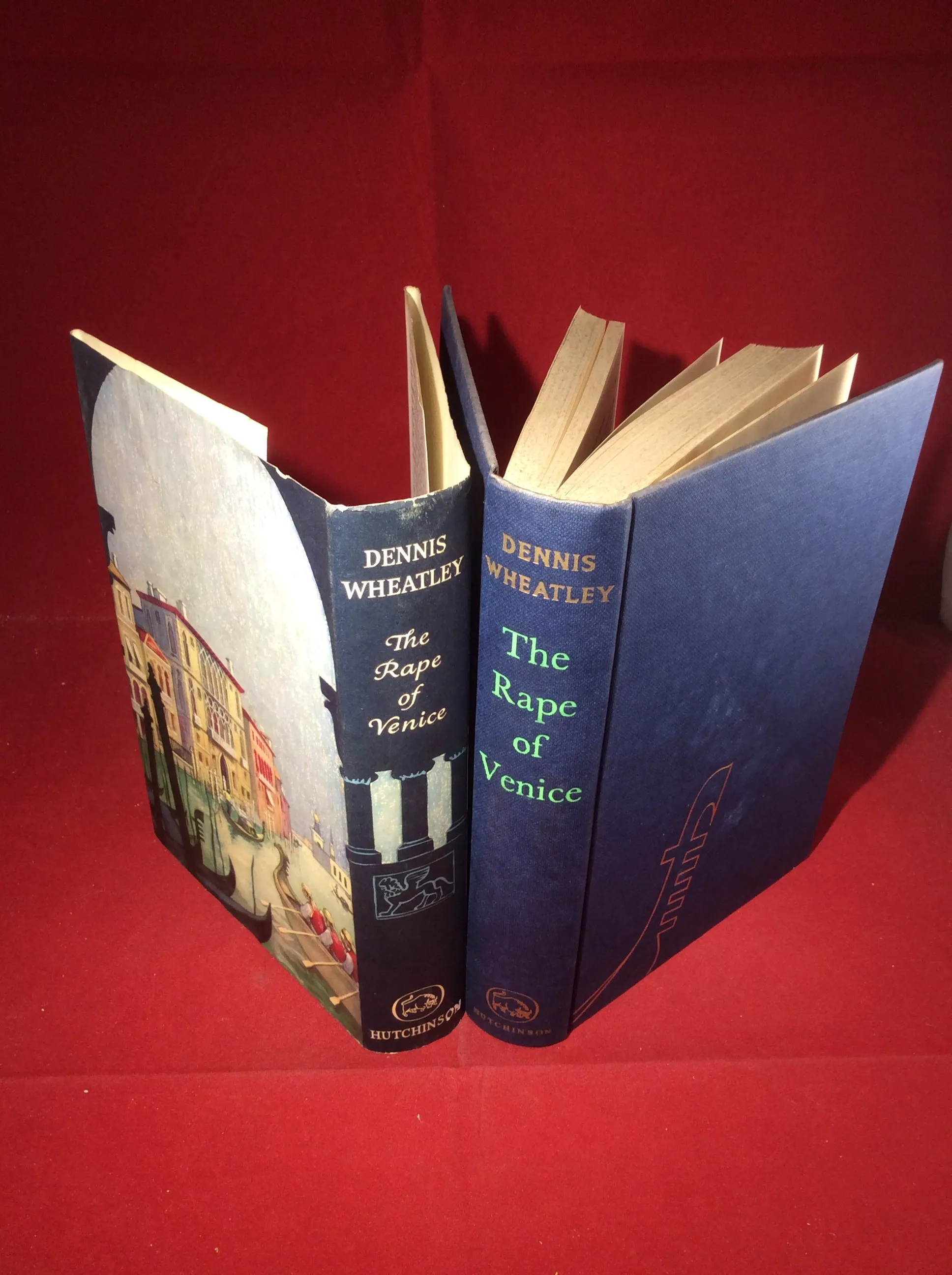 Dennis Wheatley, The Rape of Venice, Hutchinson, 1959, First Edition, Signed and Inscribed.