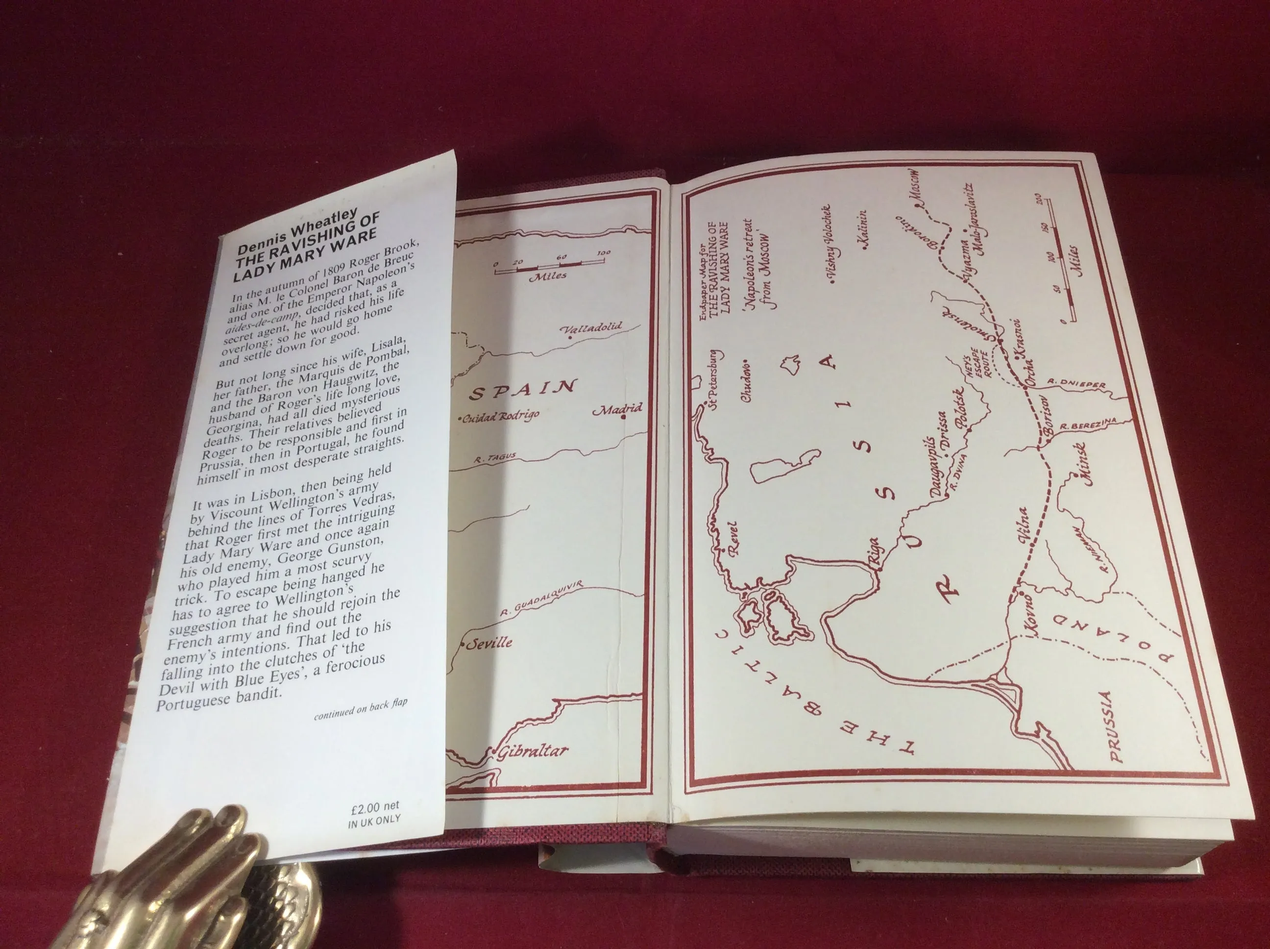 Dennis Wheatley, The Ravishing of Lady Mary Ware, Hutchinson, 1971, First Edition, Signed and Inscribed.