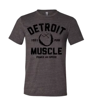 Detroit Muscle Speedball Tee, Charcoal Grey