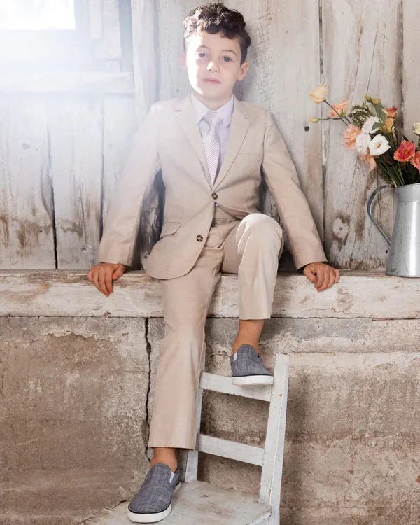 Deux par Deux Two Button Blazer   Slant Pocket Pants