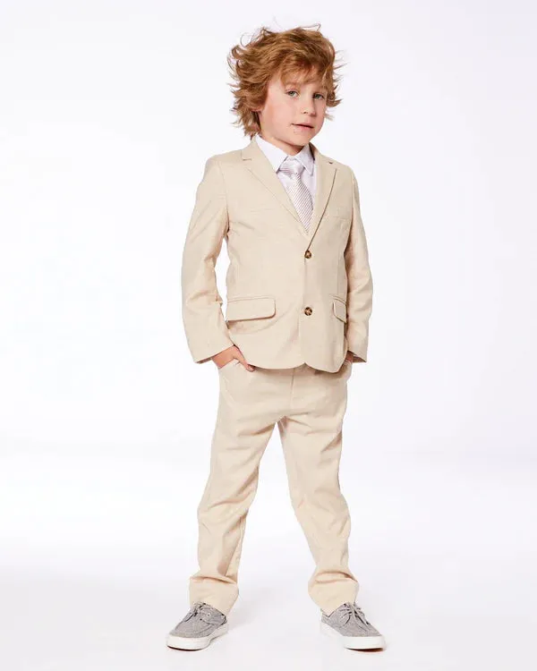 Deux par Deux Two Button Blazer   Slant Pocket Pants