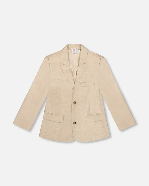 Deux par Deux Two Button Blazer   Slant Pocket Pants
