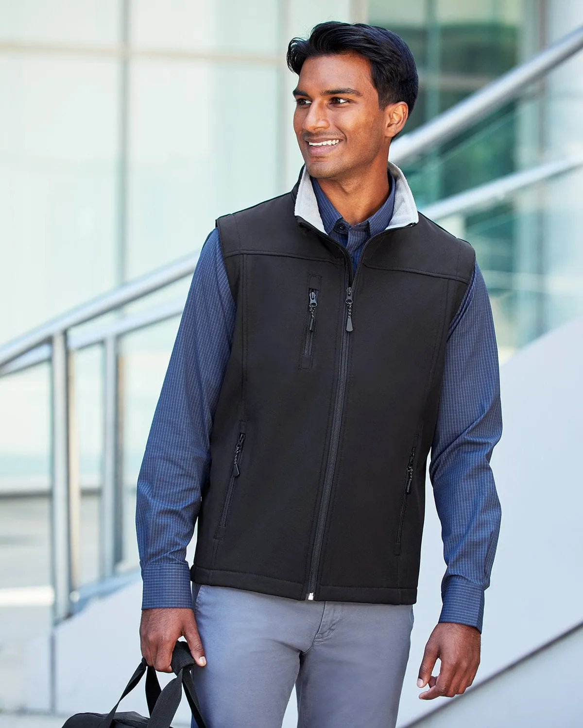 Devon & Jones Soft Shell Vest | Navy