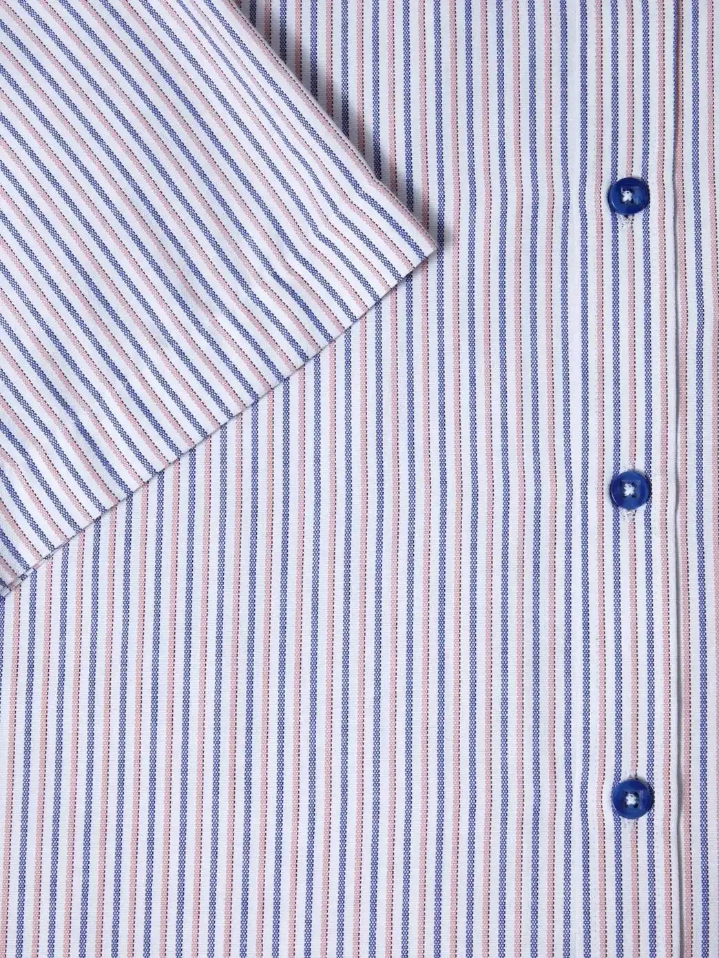 DG's Drifter Ivano Short Sleeve Oxford Stripe Shirt Pink/Blue