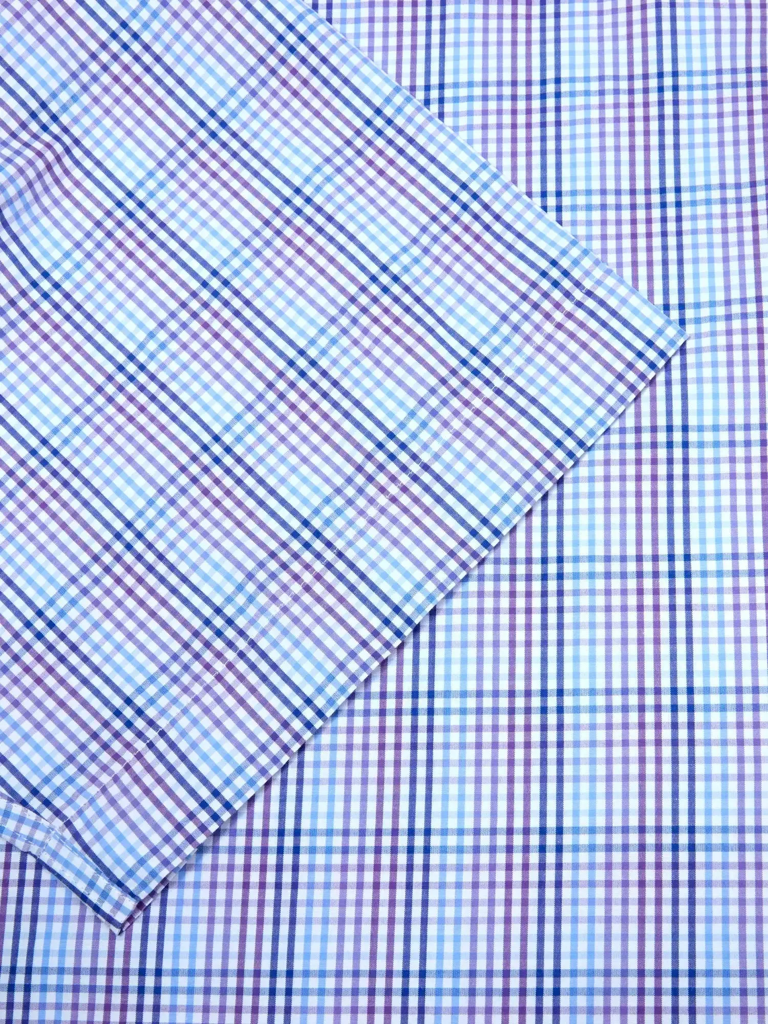 DG's Drifter Mens Short Sleeve Check Shirt 14607SS-73 Lilac