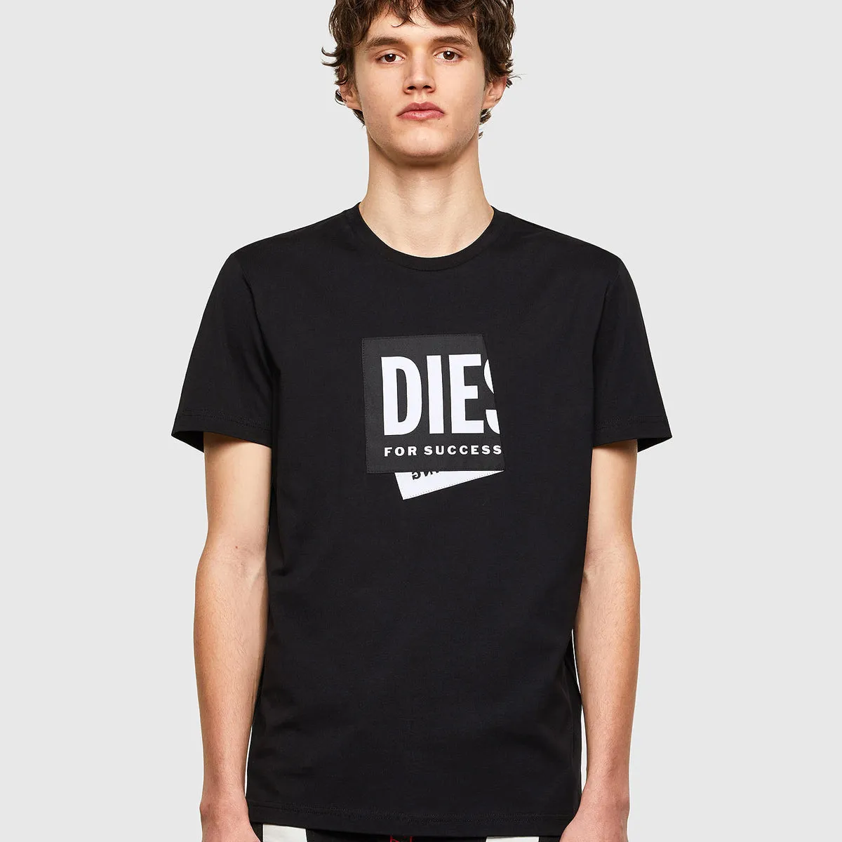 Diesel - T-DIEGOS-LAB T-Shirt in Black