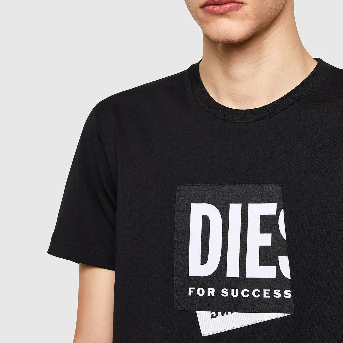 Diesel - T-DIEGOS-LAB T-Shirt in Black