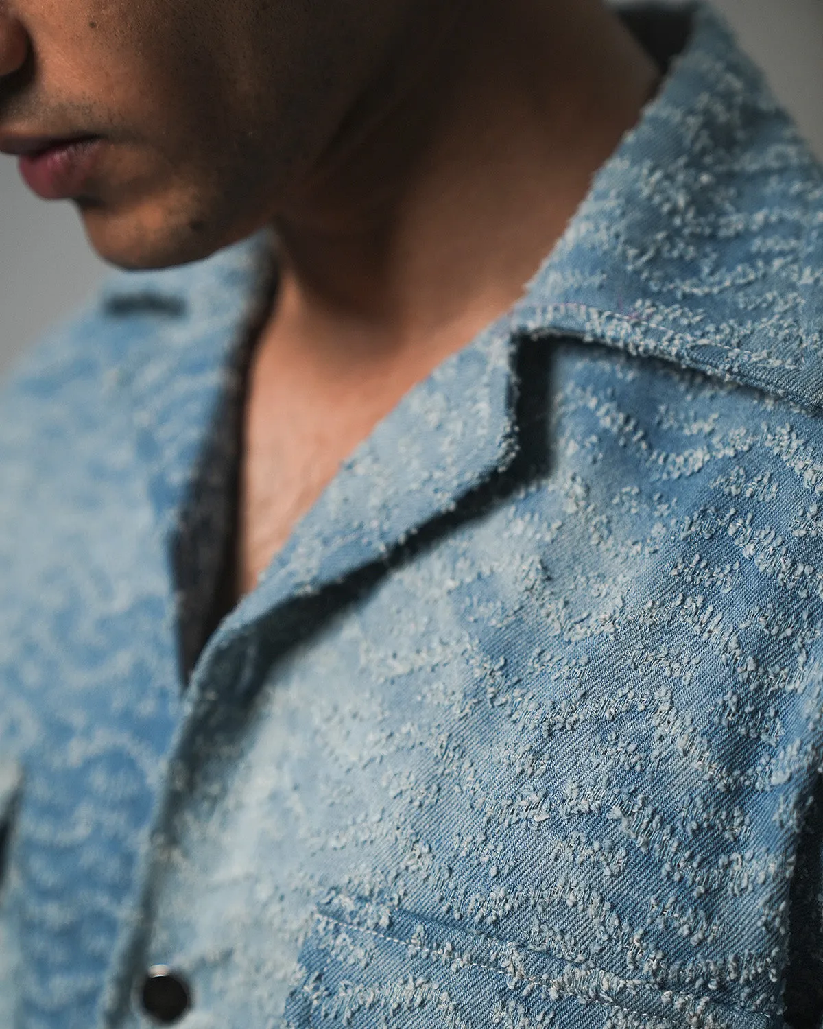 Distressed Denim Jacket