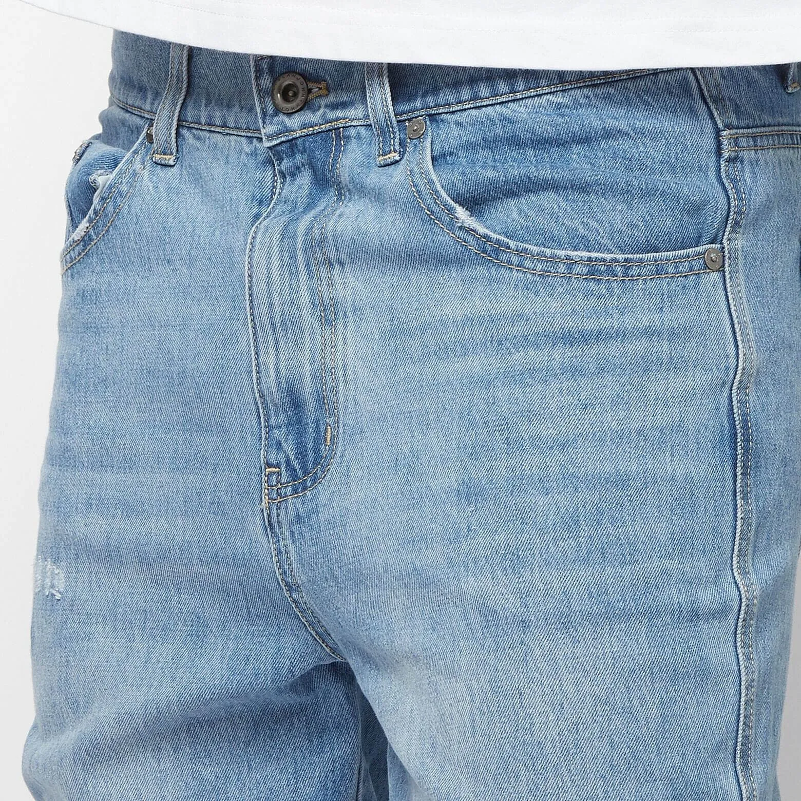 Džínsy Sean John Classic Logo Denim Pants light blue bledo modré