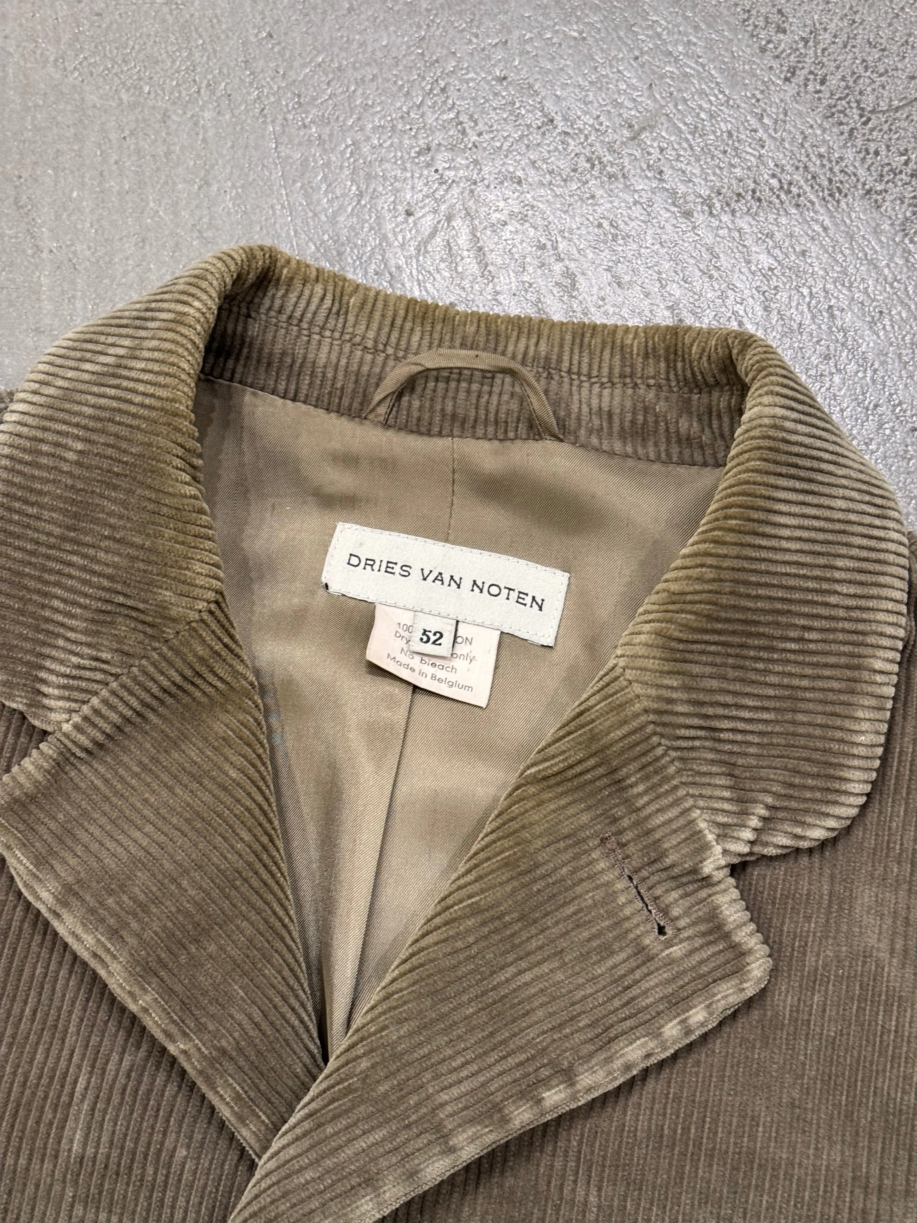 Dries Van Noten corduroy blazer jacket