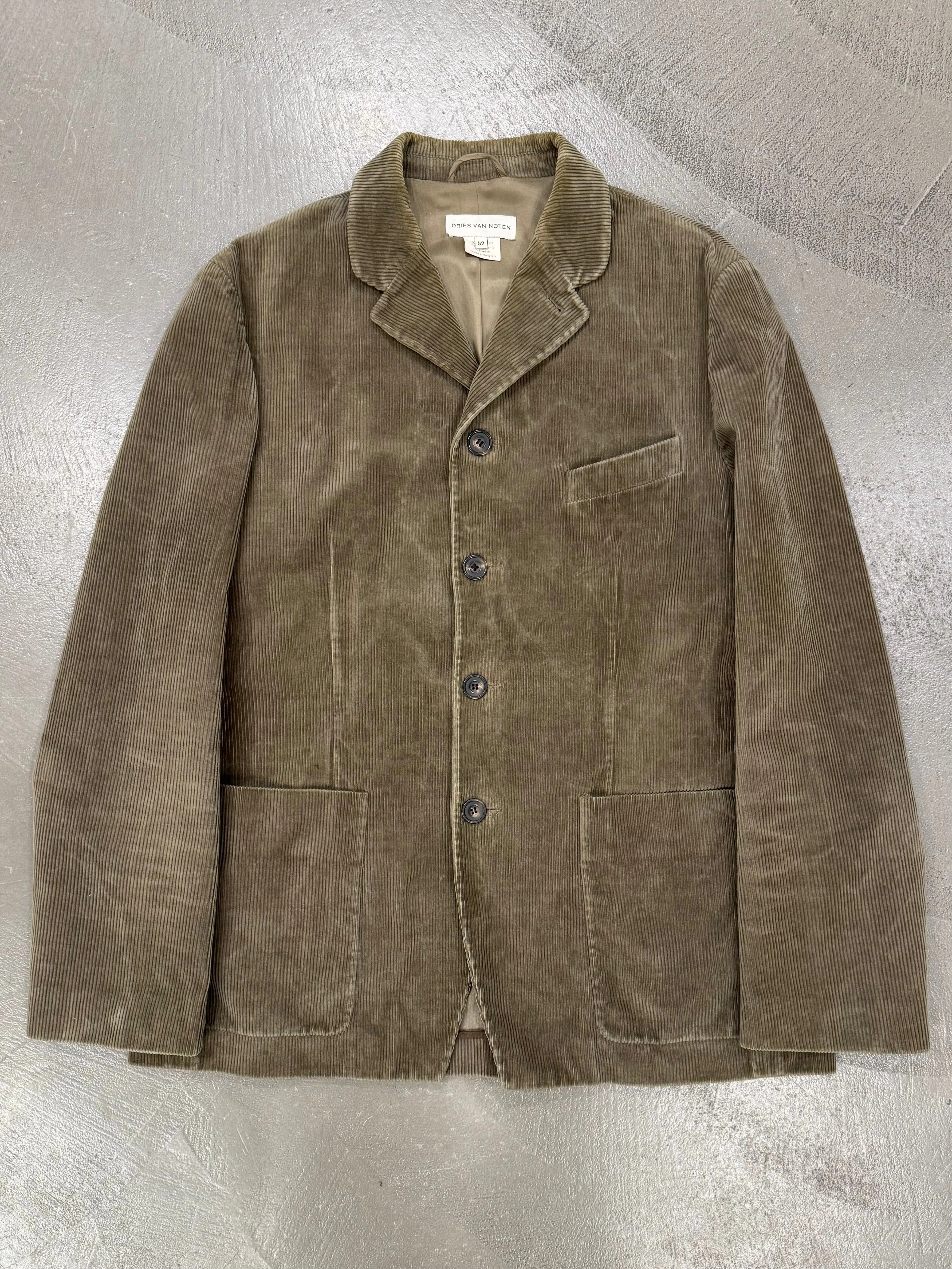 Dries Van Noten corduroy blazer jacket