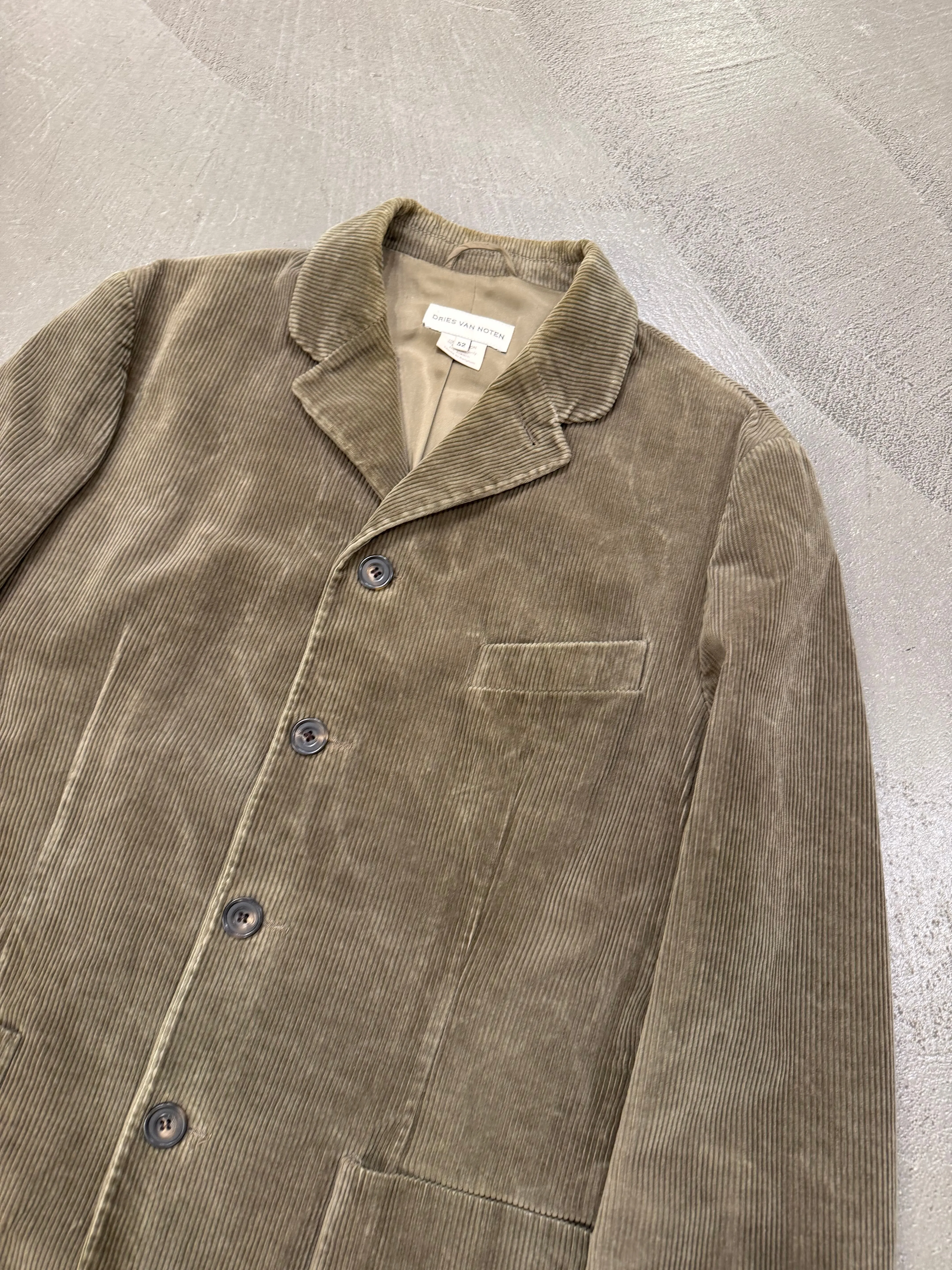 Dries Van Noten corduroy blazer jacket