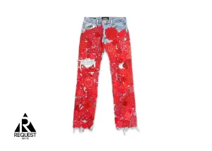 Earthling VIP Denim "Poetic Lust Red On Light Wash"