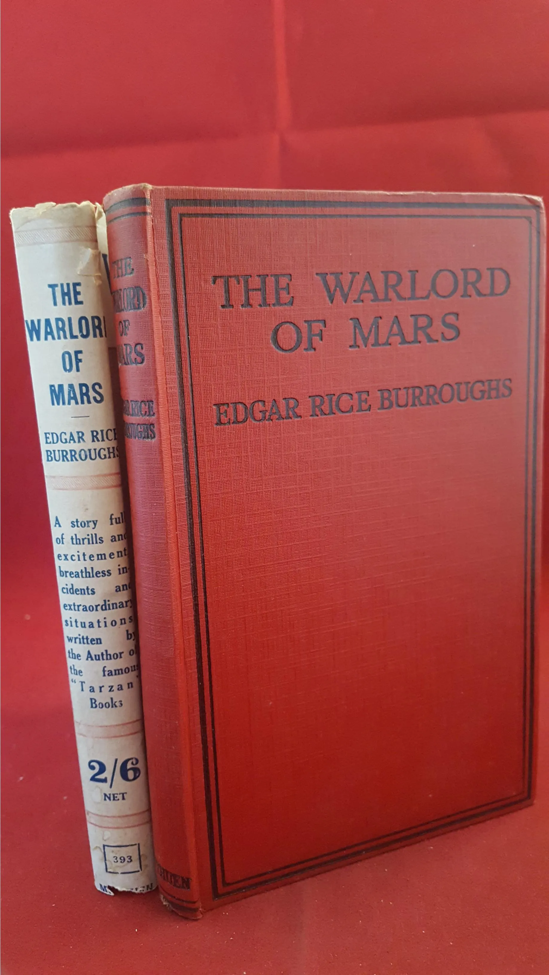 Edgar Rice Burroughs - The Warlord Of Mars, Methuen & Co, 1921