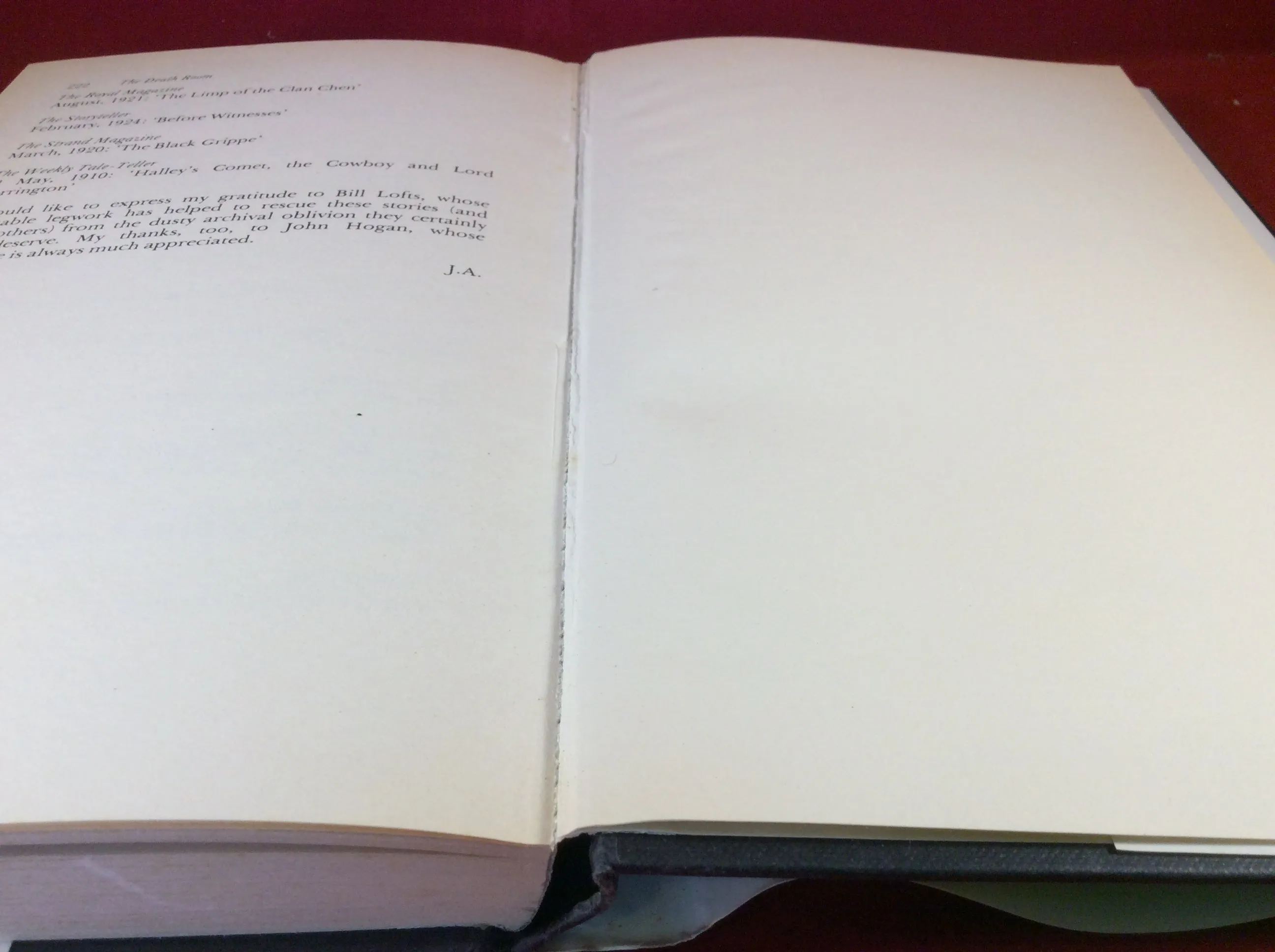 Edgar Wallace - The Death Room, William Kimber, 1986, First Edition, Signed and Inscribed.