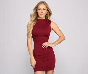 Effortlessly Chic Stylish Sleeveless Mini Dress