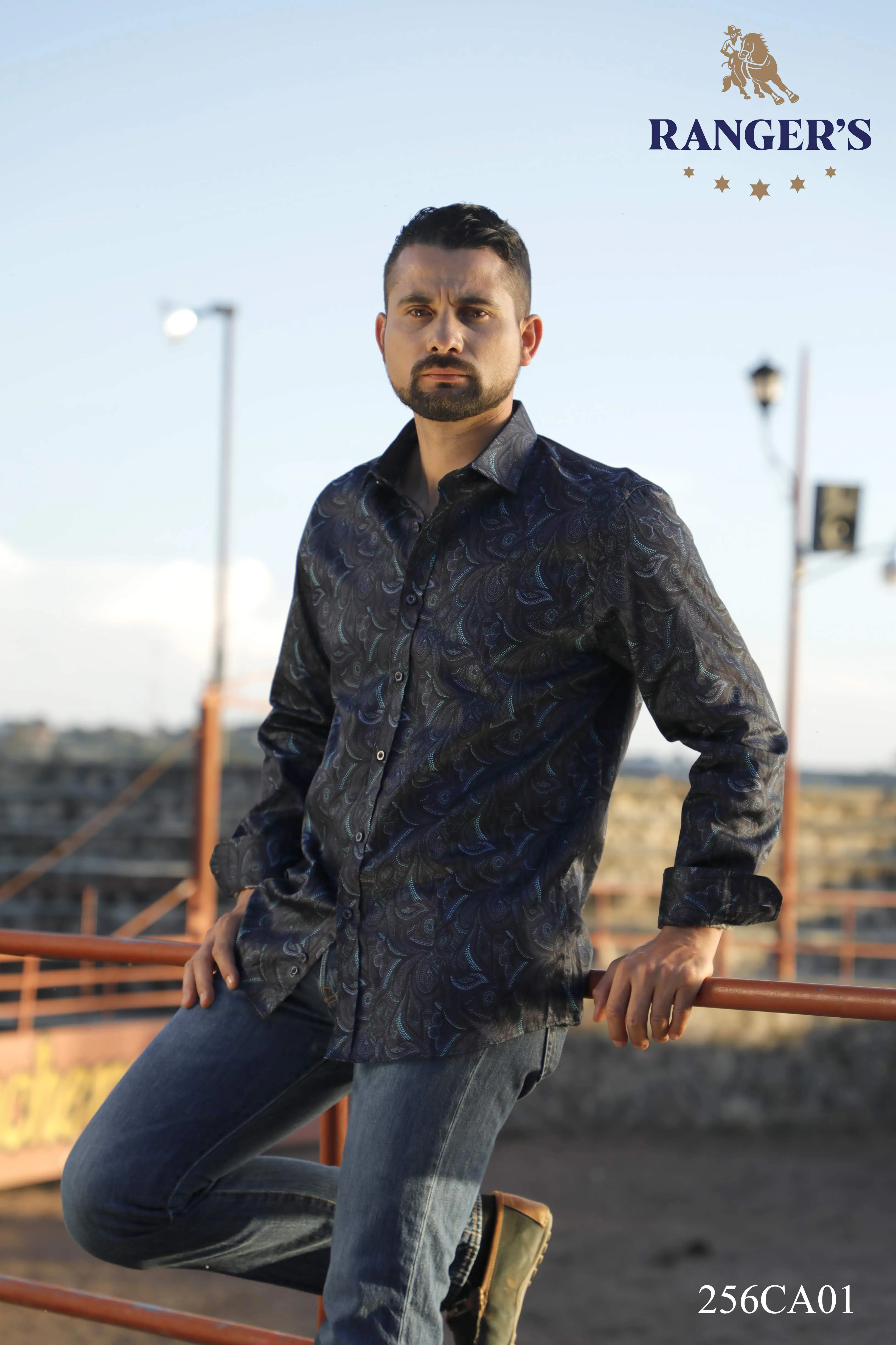 El Senor De Los Cielos Camisa Ranger's Elegant Collection Estilo Mavi 256CA01