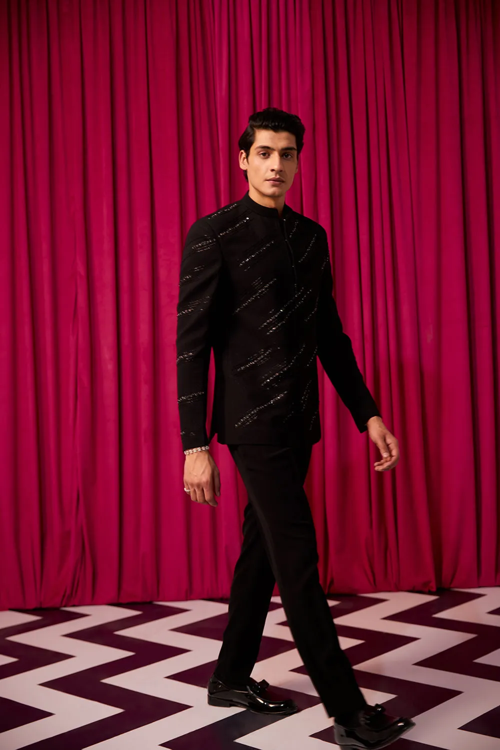 Electric Bandhgala Set
