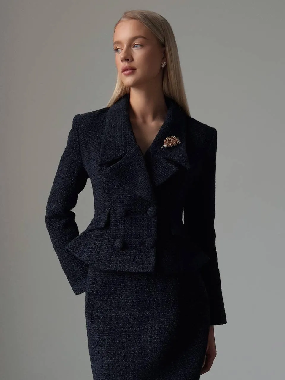 Elegant Dark Blue Suit