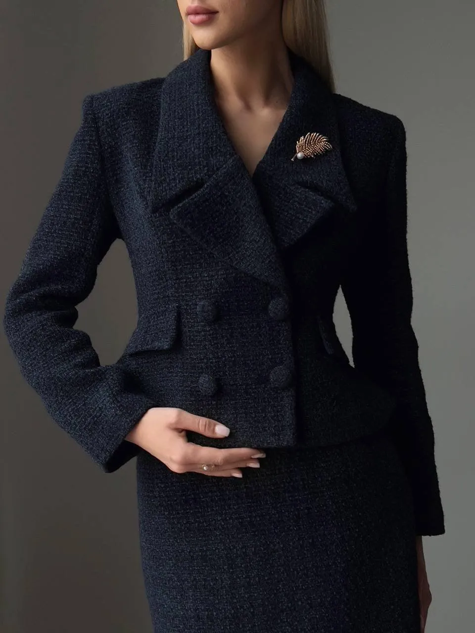 Elegant Dark Blue Suit