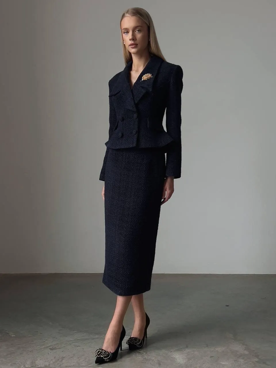 Elegant Dark Blue Suit