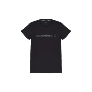 Emporio Armani Underwear Black Cotton T-Shirt