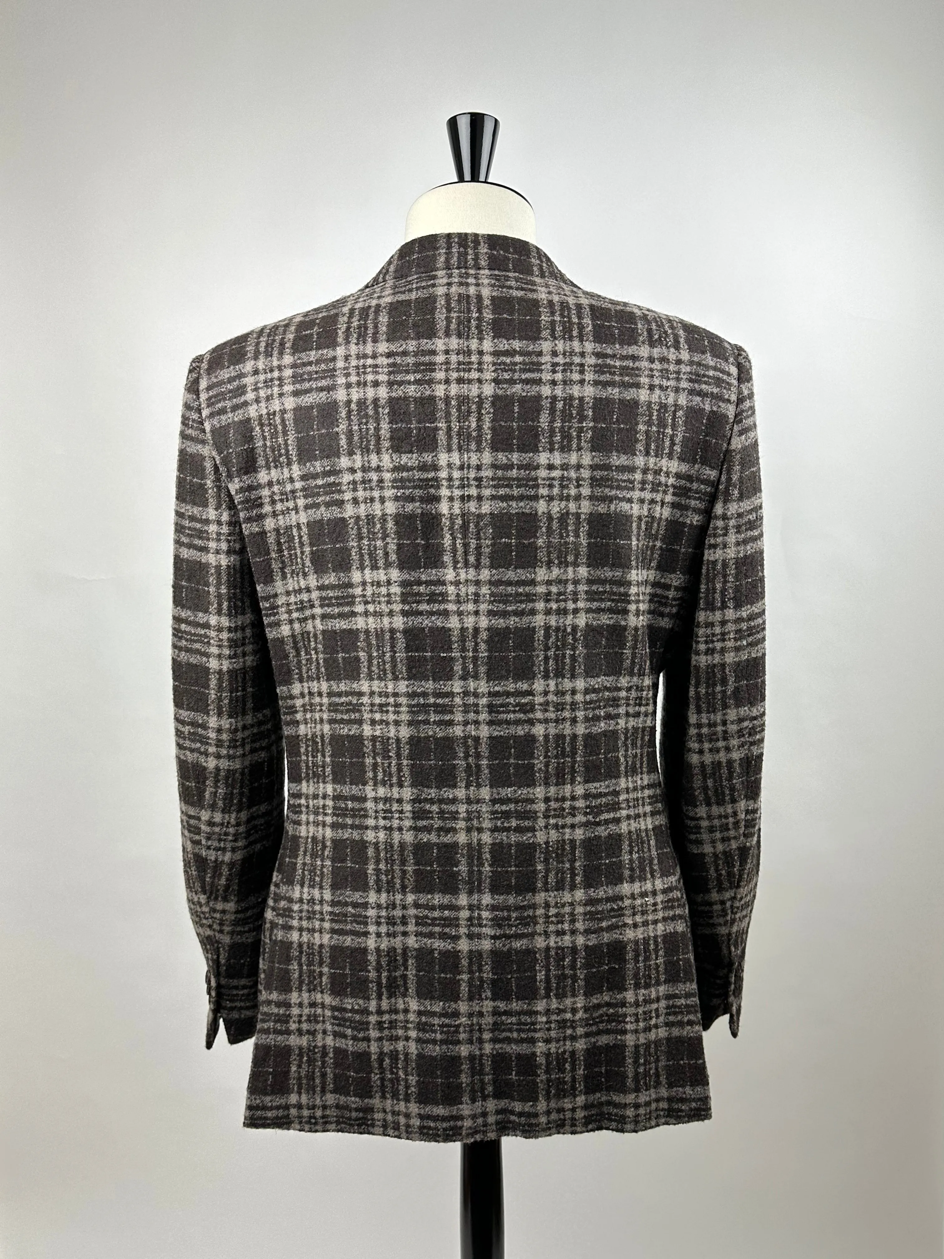 Ermenegildo Zegna Brown Alpaca Blend Jacket