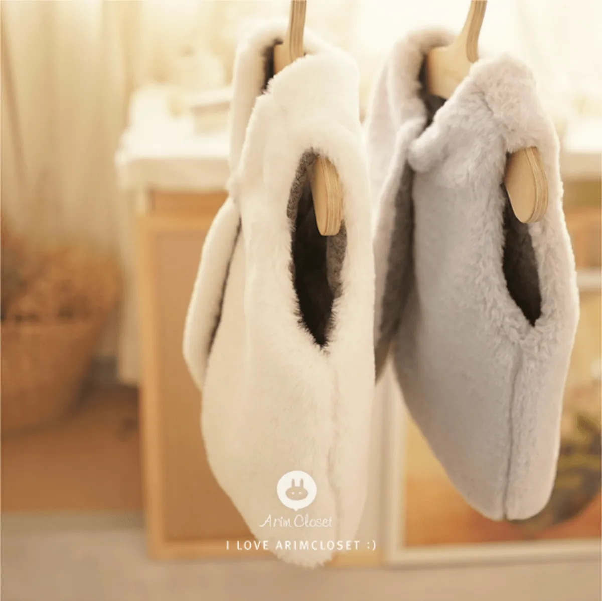 Faux Fur Vest (Grey)