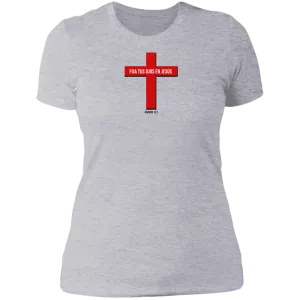 Fija Tus Ojos En Jesús Ladies the Boyfriend Tee