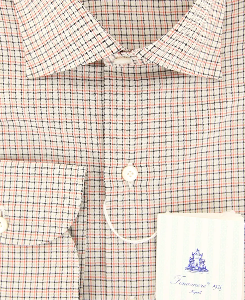 Finamore Napoli Cream Shirt - Slim