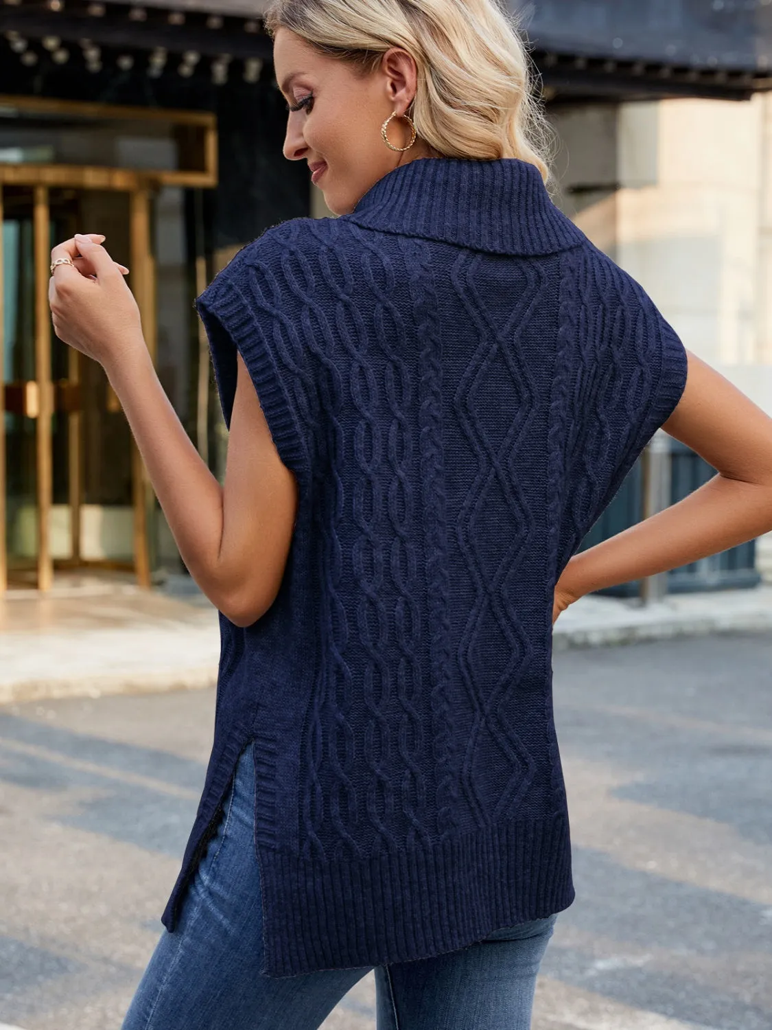Fireside Turtleneck Sweater Vest