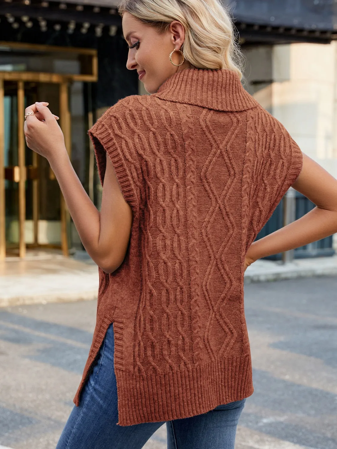 Fireside Turtleneck Sweater Vest