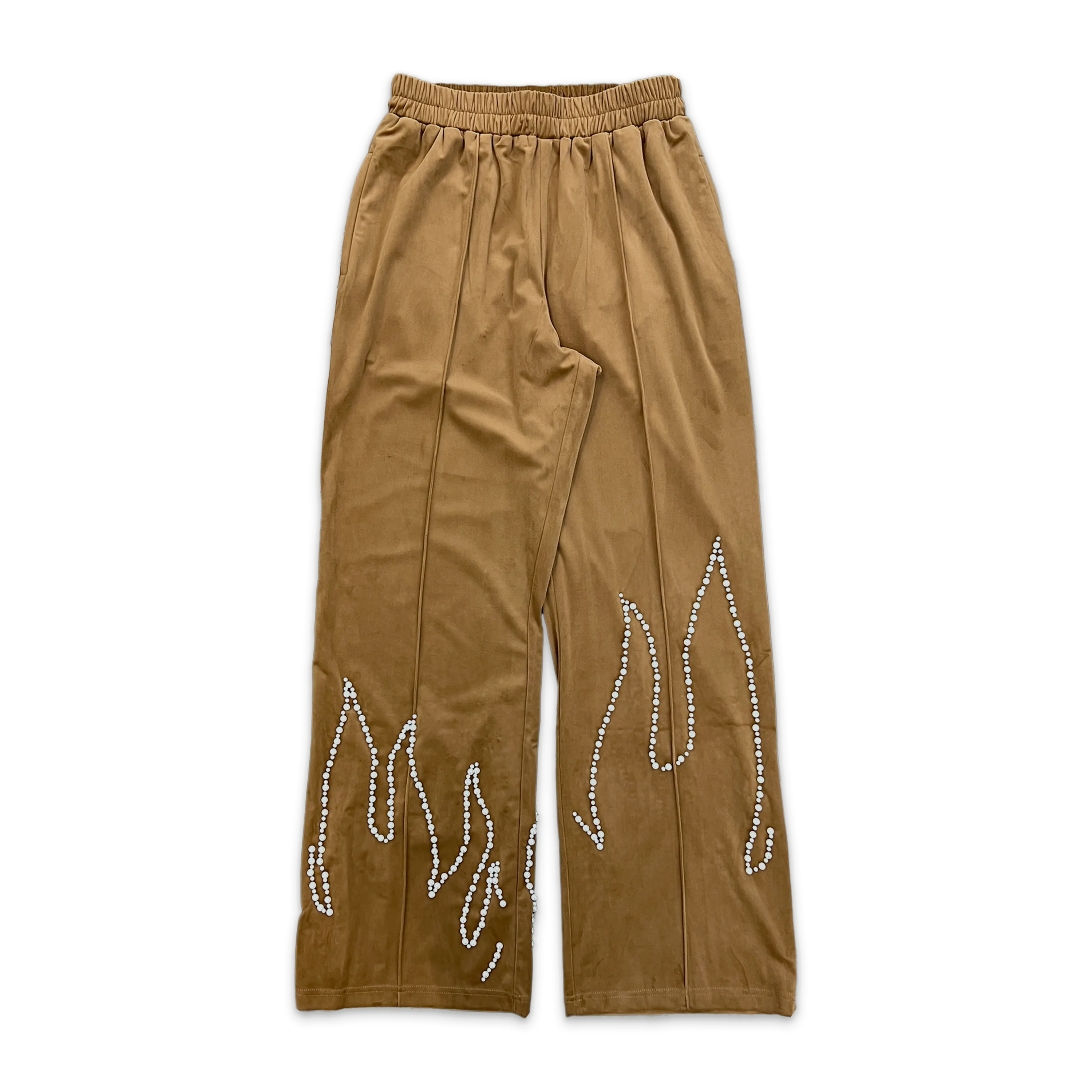 Flame Pearl Velvet Pants