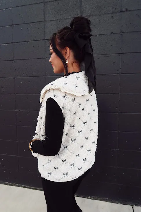 Fleece Bow Tie Vest