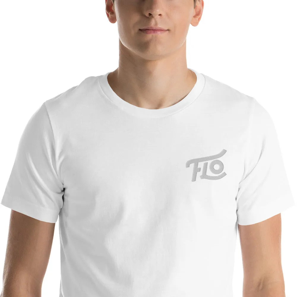 FLO Embroidered T-shirt (White)