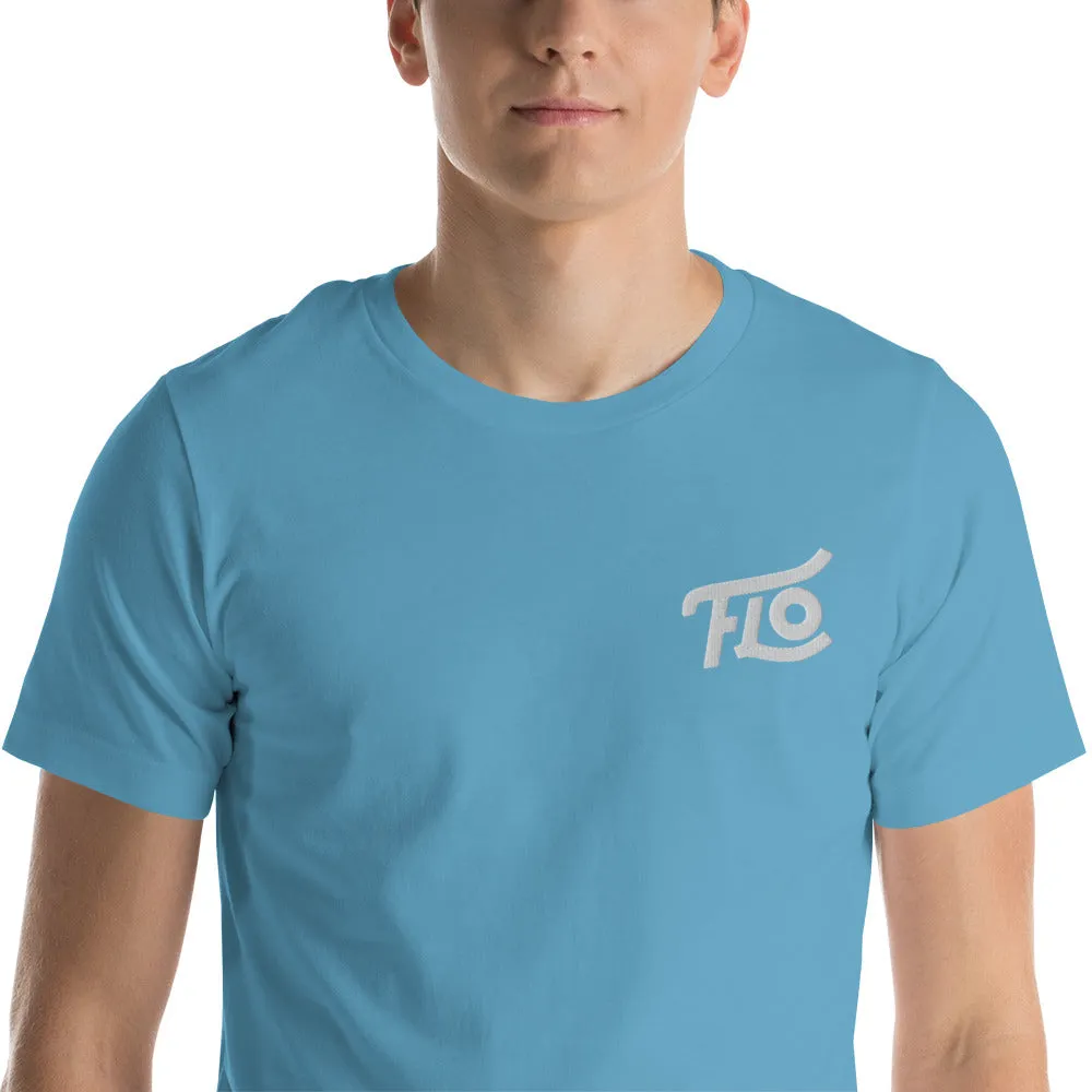 FLO Embroidered T-shirt (White)