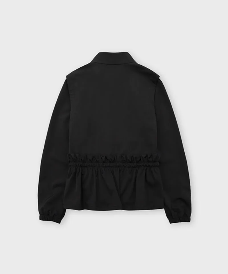 FORDI Frill Swing Jacket - Black