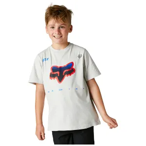 Fox Youth Rkane Head Ss Tee - Light Grey