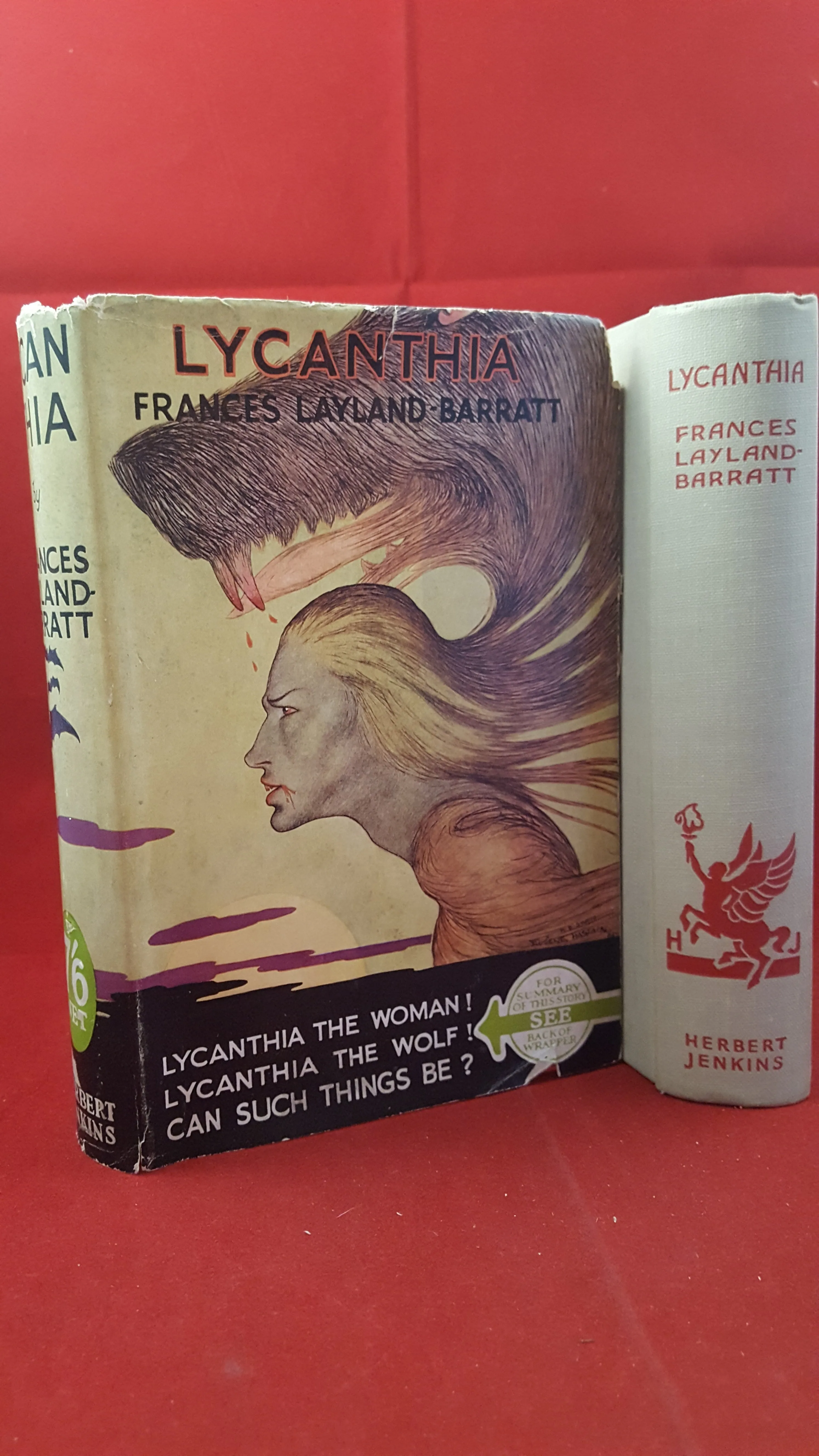 Frances Layland-Barratt - Lycanthia, Herbert Jenkins Limited, 1935 1st Edition