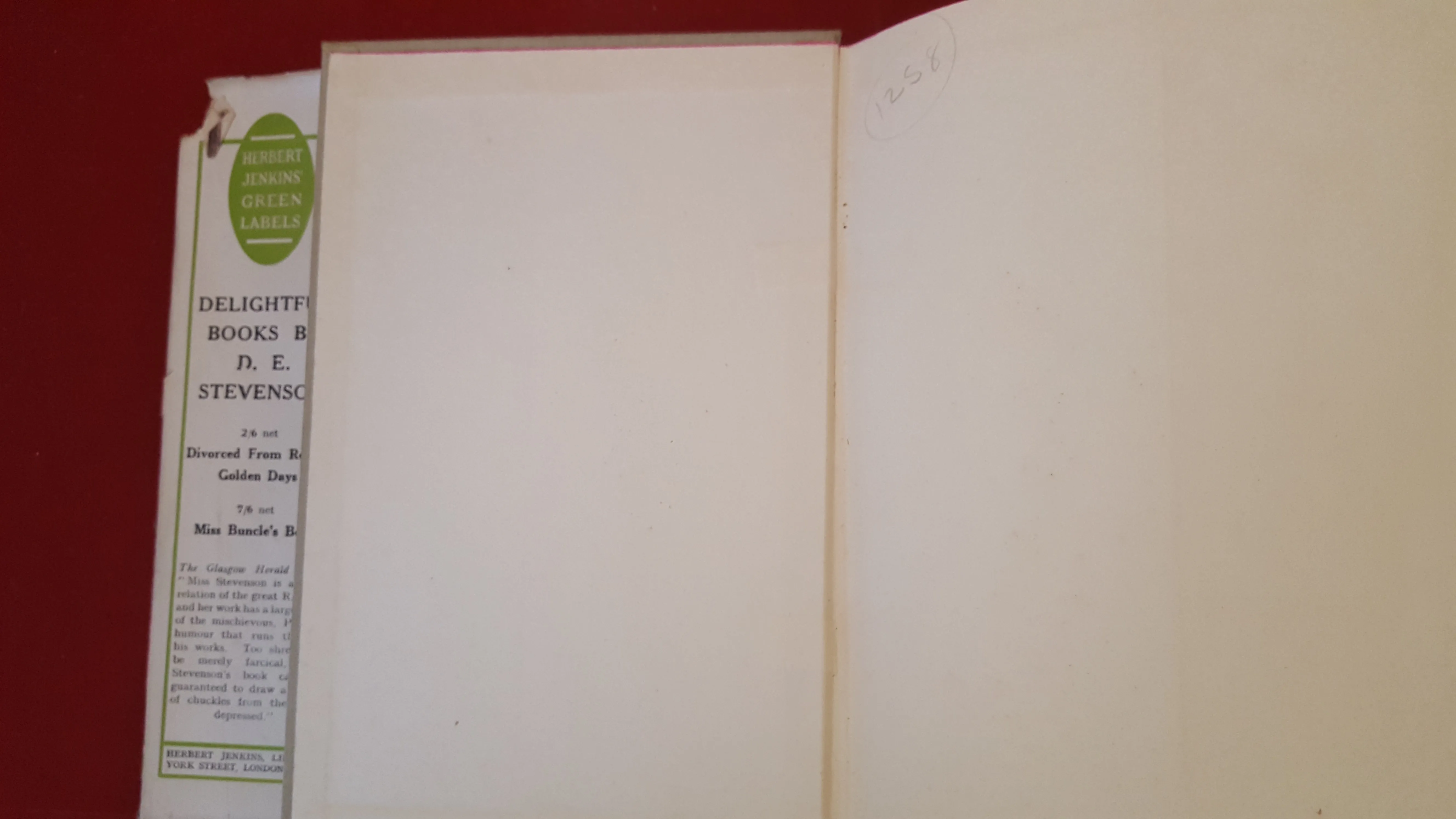 Frances Layland-Barratt - Lycanthia, Herbert Jenkins Limited, 1935 1st Edition