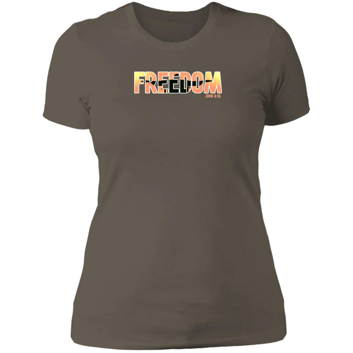 Freedom Ladies Boyfriend Tee Shirt