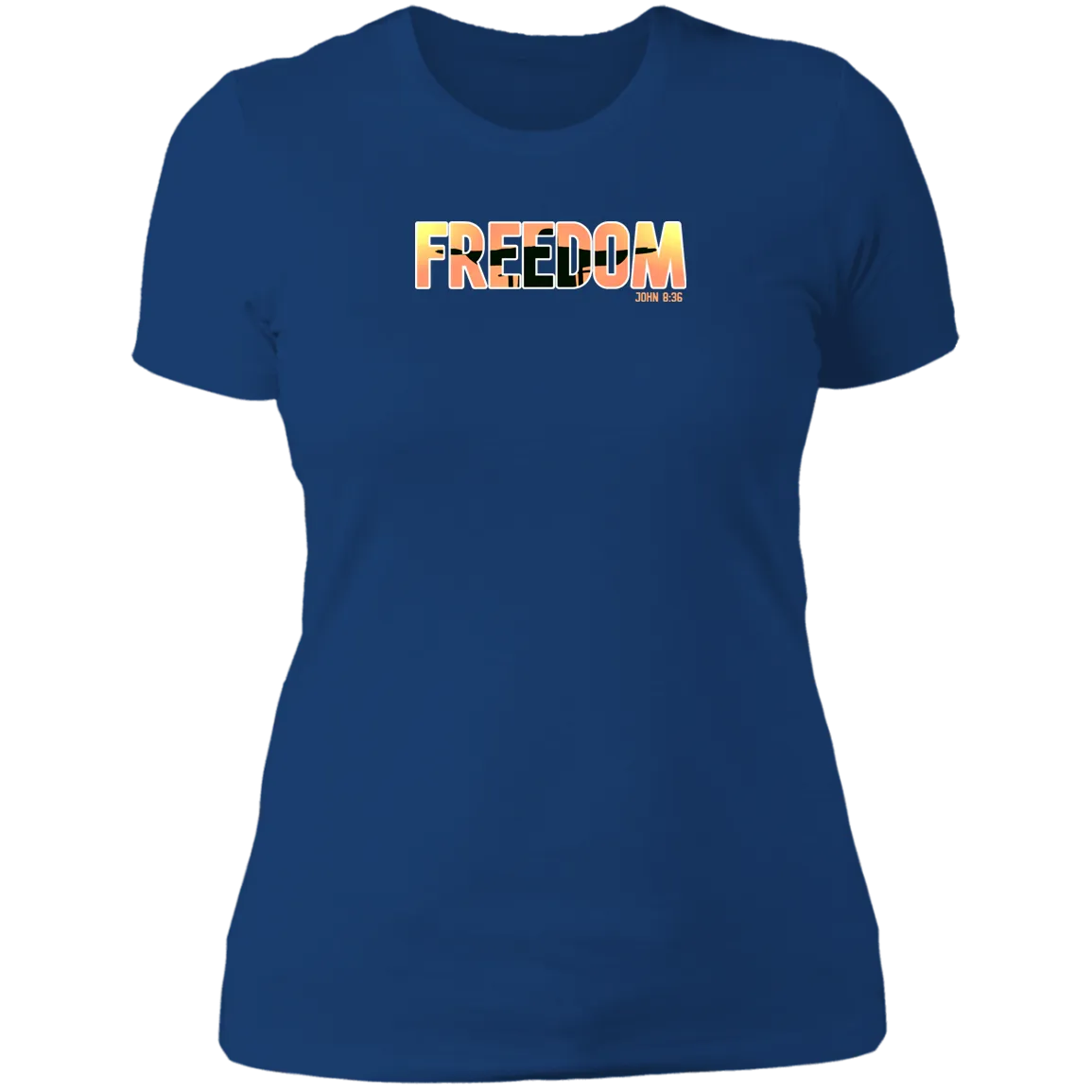 Freedom Ladies Boyfriend Tee Shirt