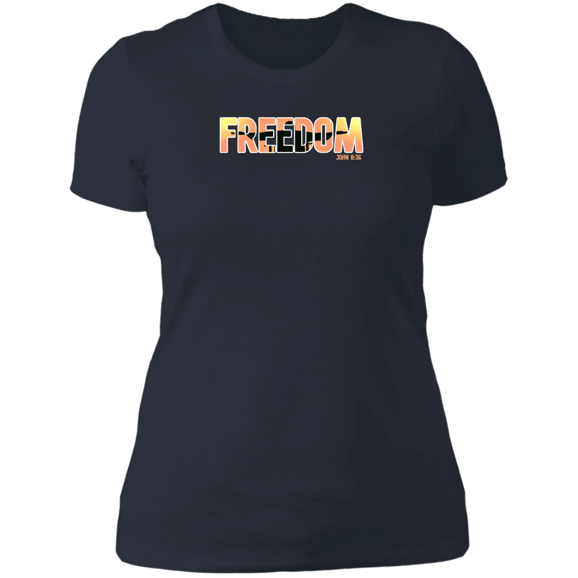 Freedom Ladies Boyfriend Tee Shirt