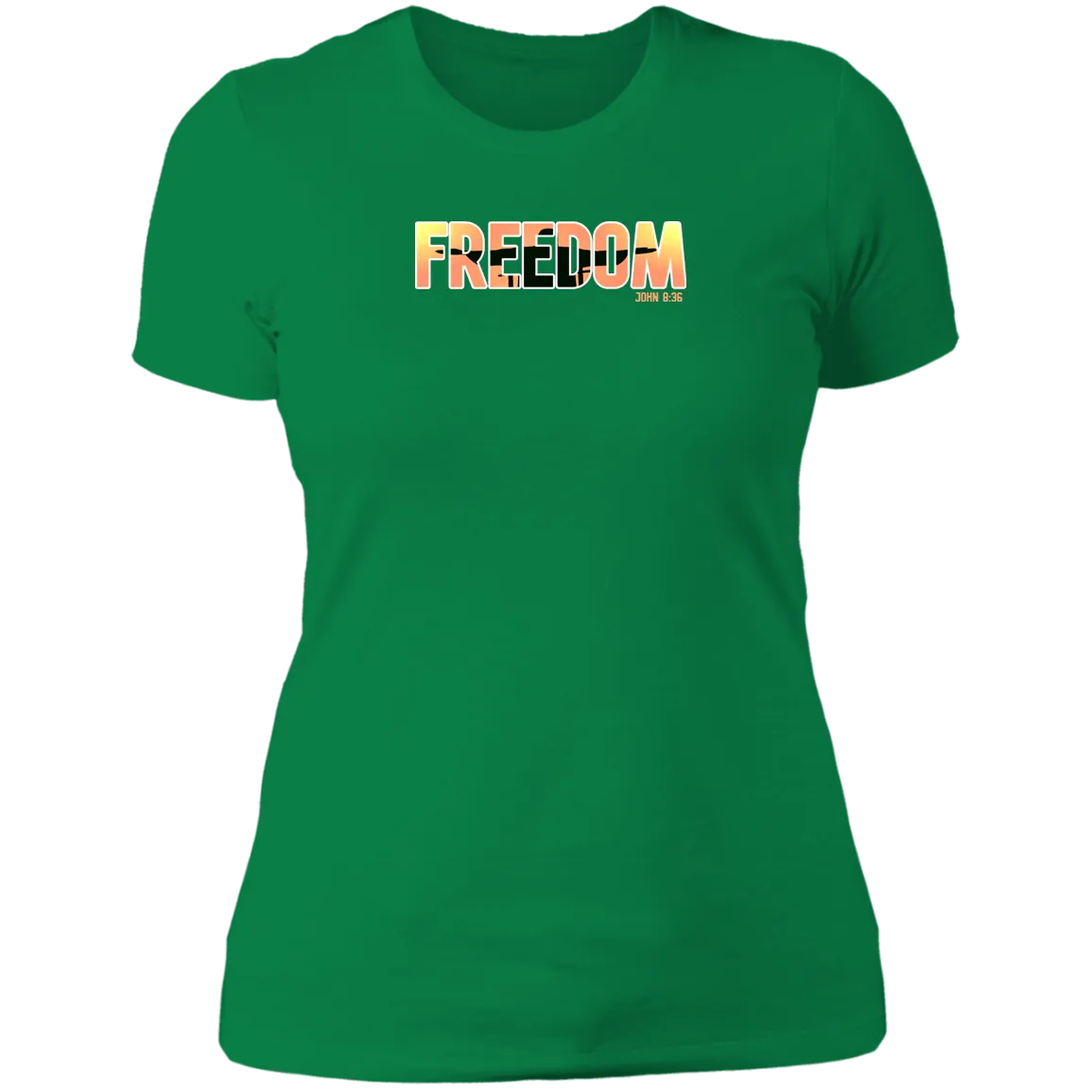 Freedom Ladies Boyfriend Tee Shirt