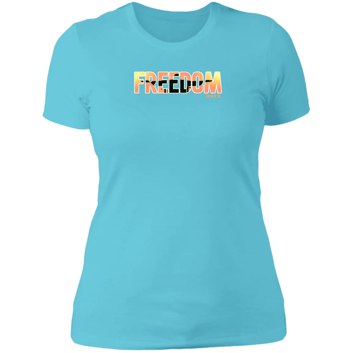 Freedom Ladies Boyfriend Tee Shirt